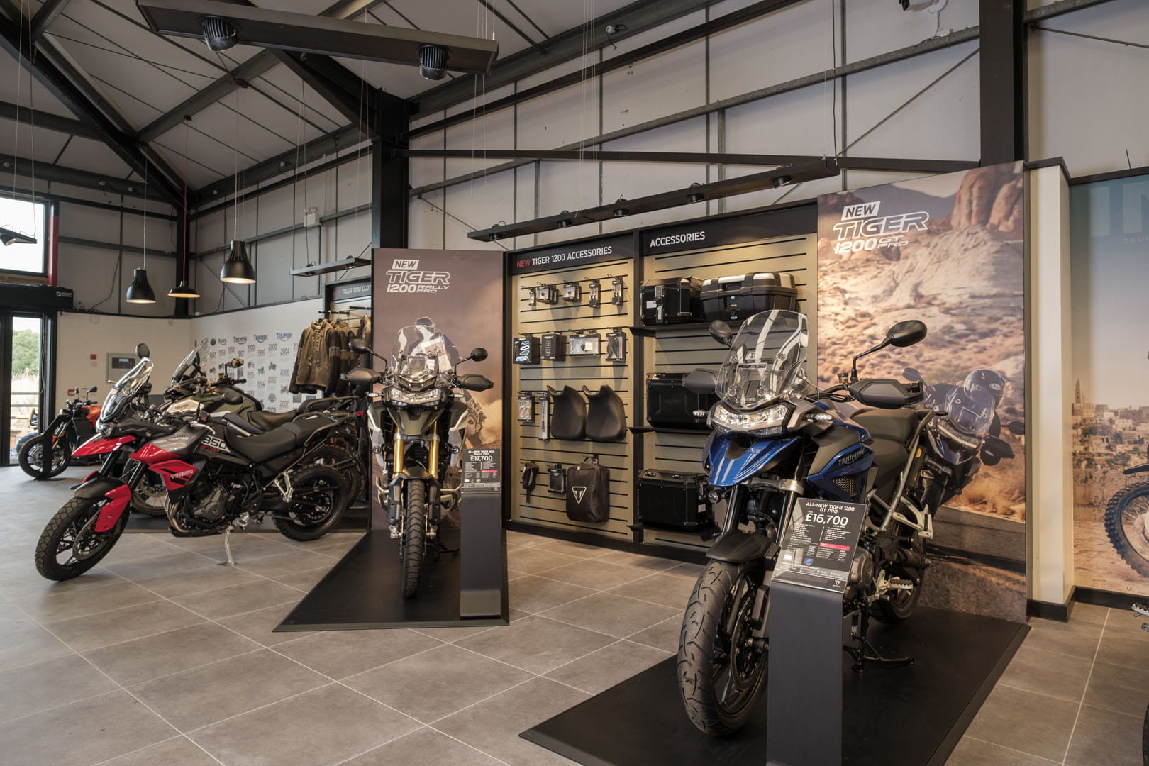 Triumph showroom sales